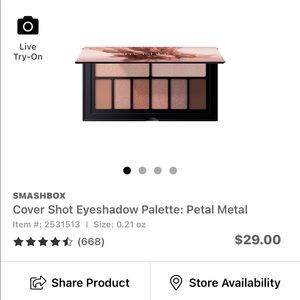 Smash box eyeshadow